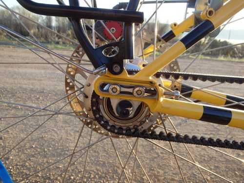 GDMBR: Tandem Bicycle's Gate's Carbon Belt Drive Configuration.